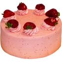 Central Market Strawberry Buttercream Cake, 8 in, Serves 8 to 10 ...