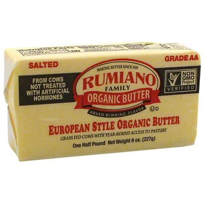 Rumiano European Style Organic Salted Butter, 8 oz – Central Market