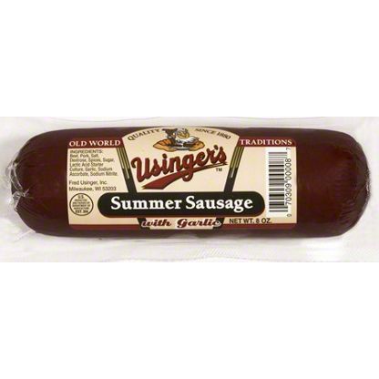 Usinger's Summer Sausage with Garlic , 8 oz - Central Market