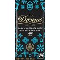 Divine Chocolate 60% Dark Chocolate with Toffee & Sea Salt