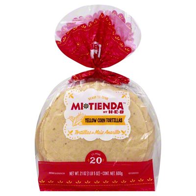 H-E-B Mi Tienda Ready To Cook Yellow Corn Tortillas, 20 Ct | Joe V's ...