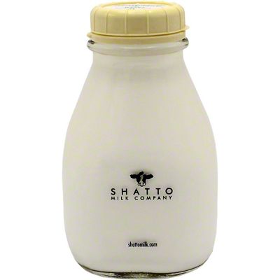 Shatto Milk Company Whole Cream, Glass Bottle, 16 fl oz | Central ...