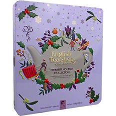 English Tea Shop Organic Premium Holiday Tea Tin 72 Count