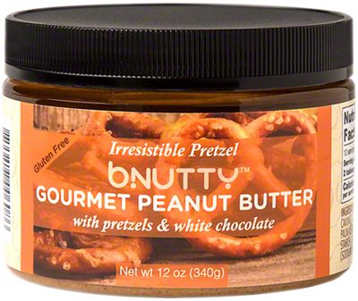 Bnutty Gourmet Peanut Butter With Pretzel & White Chocolate , 12 Oz ...