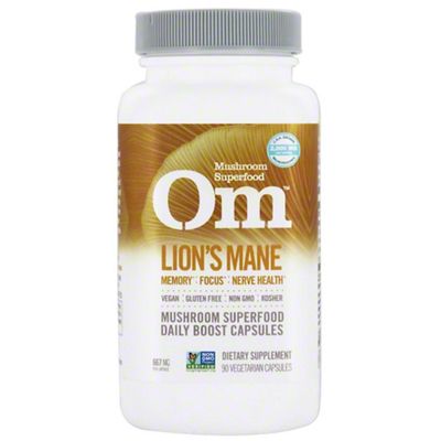 Om Lion's Mane Mushroom Superfood Capsules, 90 ct | Central