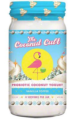 The Coconut Cult Vanilla Toffee Probiotic Coconut Yogurt, 8 Oz 