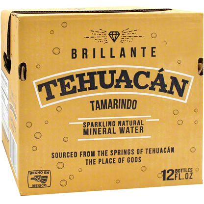 Tehuacan Tamarindo Sparkling Mineral Water, Glass Bottle, 12 pk, 12 fl ...