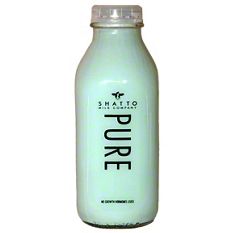 Shatto Milk Company Whole White Milk, Glass Bottle, 32 fl oz