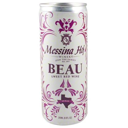 Download Messina Hof Beau Sweet Red Wine 8.5 oz Cans, 4 pk ... Yellowimages Mockups