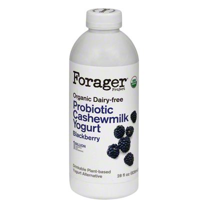 Forager Project Drinkable Probiotic Cashewmilk Blackberry Yogurt, 28 fl ...