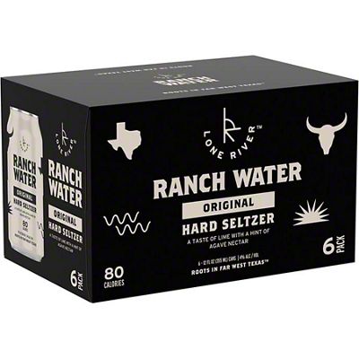 Lone River Original Ranch Water Hard Seltzer 6 pk Cans, 12 oz | Central ...