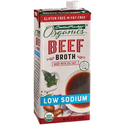 Central Market Organics Low Sodium Beef Broth, 32 Oz – Central Market