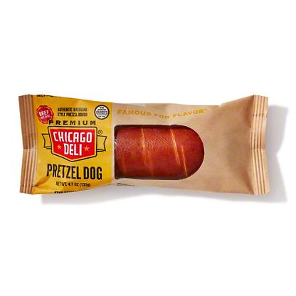 Chicago Deli Beef Pretzel Dog, 4.7 oz – Central Market