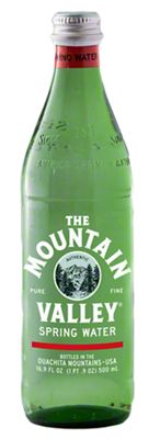 Mountain Valley Water 11oz Glass Bottles