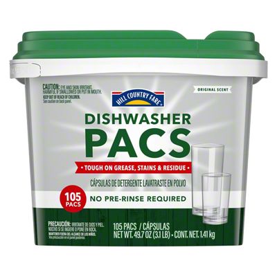 HDX All in One Fresh Scent Dishwasher Detergent Pacs - (78-Count) 18150 -  The Home Depot