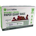 Lunchskins Bags, Quart Size, Paper - 50 bags