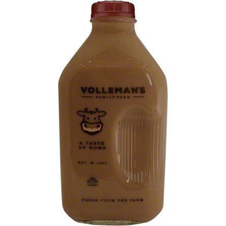 Volleman's Family Farm Whole Chocolate Milk, 1/2 gal | Central Market