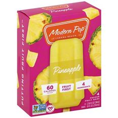 Pineapple Frozen Fruit Bars