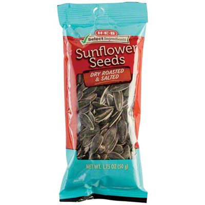 H-E-B Dry Roasted Salted Sunflower Seeds, 1.75 oz | Joe V's