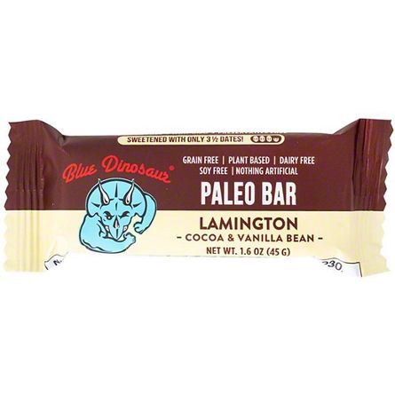 blue dinosaur lamington bar