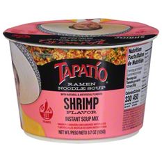 Tapatio Shrimp Ramen Noodle Soup Bowl, 3.7 oz, Joe V's Smart Shop