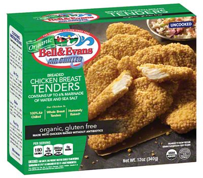 Bell & Evans Organic Breaded Chicken Breast Tenders, 12 Oz | Central ...