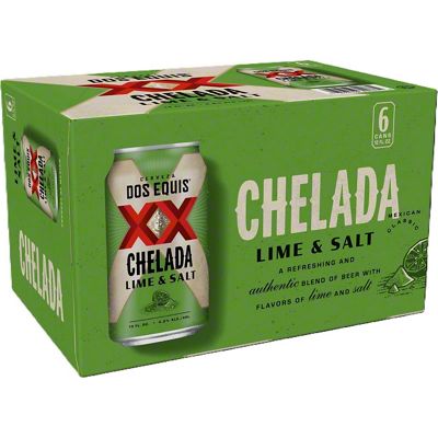 Dos Equis Lime & Salt Lager Especial Beer 12 oz Cans, 6 pk