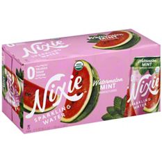 Nixie Sparkling Water, Peach Black Tea, 8 Pack - 8 pack, 12 fl oz cans