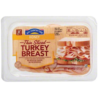 Hill Country Fare Thin Sliced Honey Smoked Turkey Breast, 9 Oz | Joe V ...