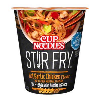 Nissin Hot Garlic Chicken Stir Fry Cup Noodles, 2.93 Oz | Joe V's Smart ...