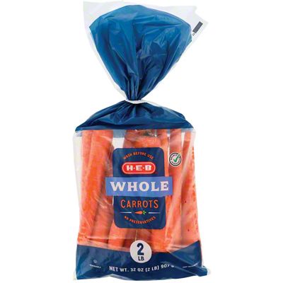 H-E-B Fresh Whole Carrots, 2 Lb Bag | Joe V's Smart Shop | Low Prices ...