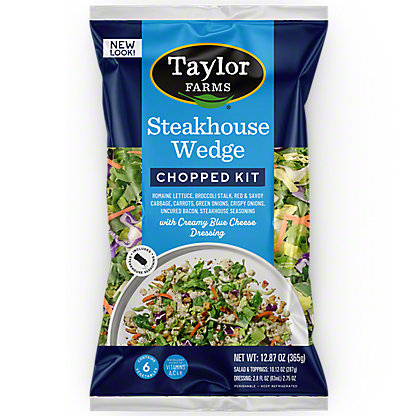 Taylor Farms Chopped Salad Kit - Steakhouse Wedge, Each