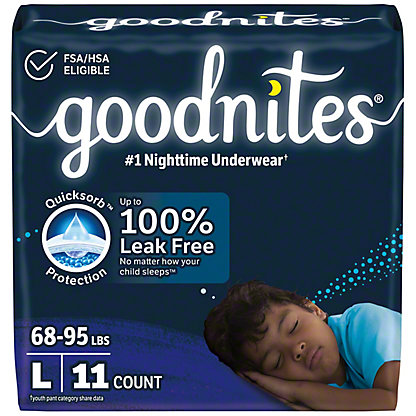 Goodnites Overnight Underwear for Boys - L, 11 ct | Joe V's Smart Shop | Low Prices & Quality Groceries Goodnites Overnight Underwear for Boys - L, 11 ct | Joe V's Smart Shop | Low Prices & Quality Groceries