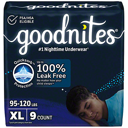 Goodnites Overnight Underwear for Boys - L, 11 ct | Joe V's Smart Shop | Low Prices & Quality Groceries Goodnites Overnight Underwear for Boys - L, 11 ct | Joe V's Smart Shop | Low Prices & Quality Groceries