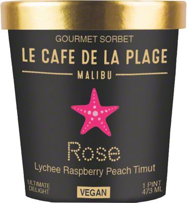 Le Cafe De La Plage Rose Raspberry Peach Timut Sorbet, 1 pt | Central ...