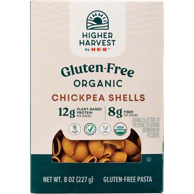 Higher Harvest by H-E-B Gluten Free Organic 12g Protein Chickpea Shells ...