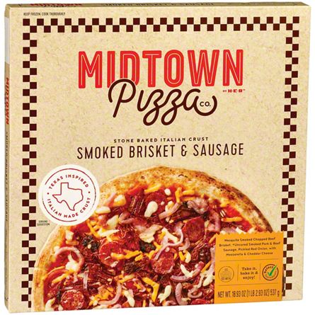 Midtown Pizza Co. by H-E-B Frozen Pizza - Smoked Brisket & Sausage, 18. ...