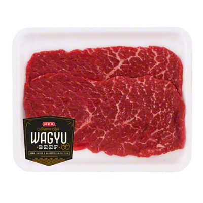 H-E-B American Style Wagyu Beef Top Round Steak - Thin Sliced | Joe V's ...