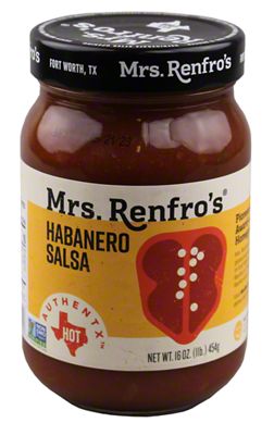 Mrs. Renfro's Habanero Salsa, Hot - 16 oz jar