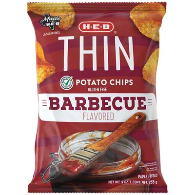 H-E-B Thin Potato Chips - Barbecue, 9 Oz | Joe V's Smart Shop | Low ...