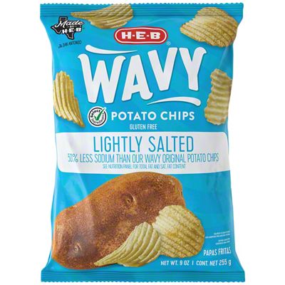 H-E-B Wavy Potato Chips - Lightly Salted, 9 oz | Joe V's Smart Shop ...