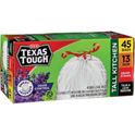 H-E-B Texas Tough Tall Kitchen Drawstring Trash Bags, 13 Gallon - Shop  Trash Bags at H-E-B