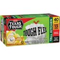 H E B Texas Tough Tall Kitchen Flex Trash Bags 13 Gallon Lemon