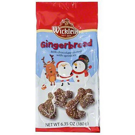 Wicklein Milk Chocolate Dipped Gingerbread Cookies, 6.1 oz | Central ...