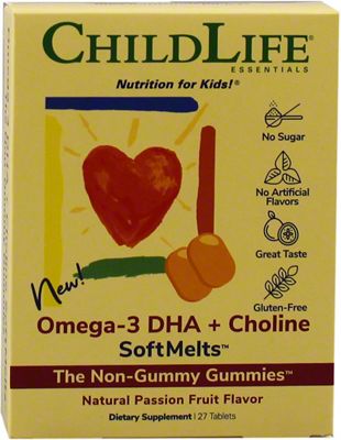 Childlife Essentials Omega 3 Dha Choline Softmelts 27 Ct Central