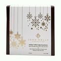 John Kelly Chocolates Holiday Truffle Fudge Assortment Box, 4 oz