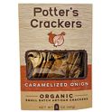 Caramelized Onion Crisps - Potters Crackers