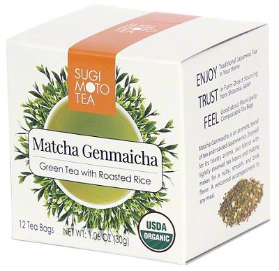 Sugimoto Tea Organic Matcha Genmaicha Tea, 12 Ct | Central Market ...