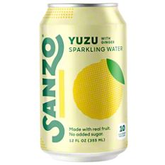 Sanzo Yuzu Ginger Sparkling Water, 12 oz | Central Market
