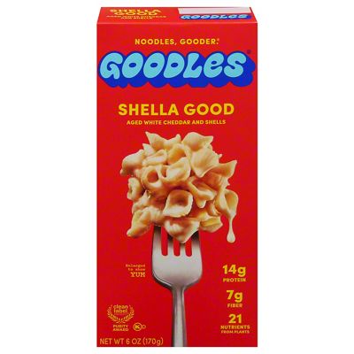 Goodles 14g Protein Shella Good Aged White Cheddar & Shells, 6 oz ...